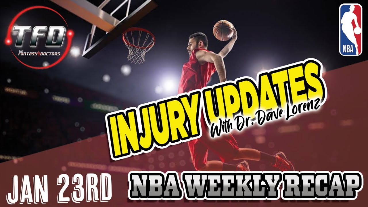 NBA Weekly Injury Recap – Jan 23