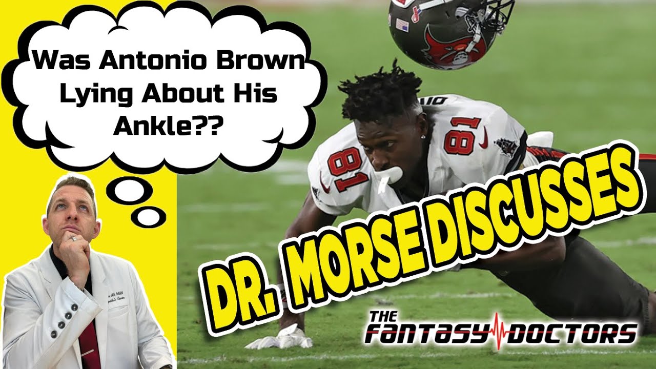 Was Antonio Brown lying about his ankle injury?
