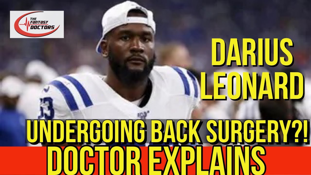 Colts’ Darius Leonard undergoing back surgery?!