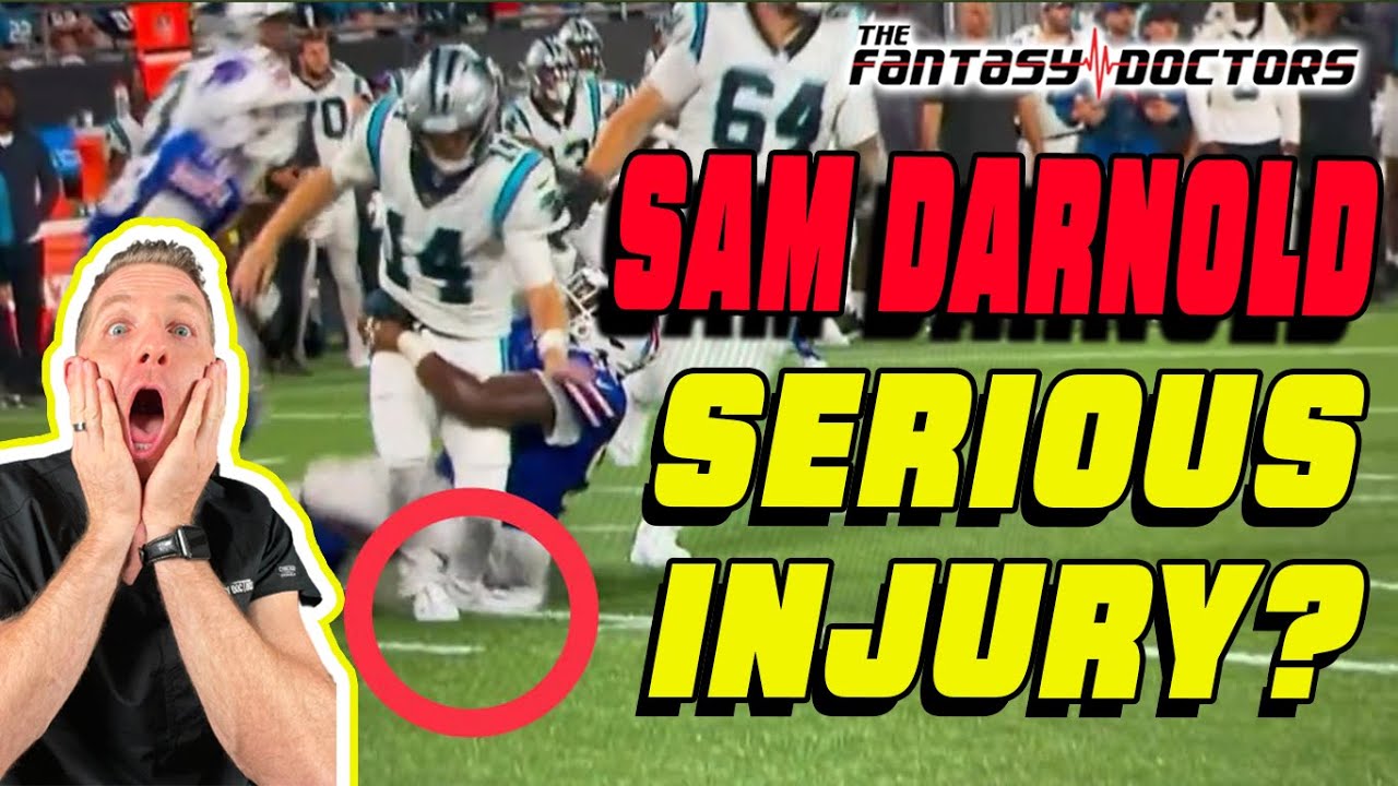 Serious Left Leg Injury For Sam Darnold?