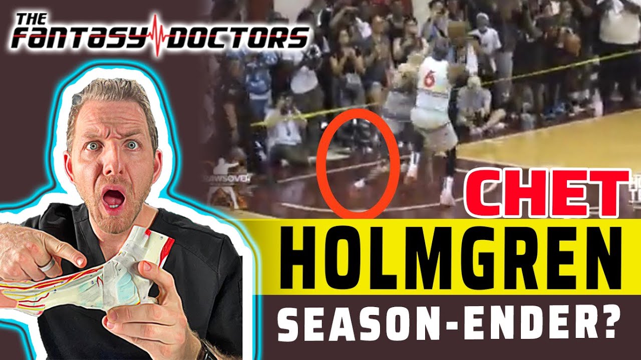 Chet Holmgren – season-ending foot fracture. Dr. Morse discusses