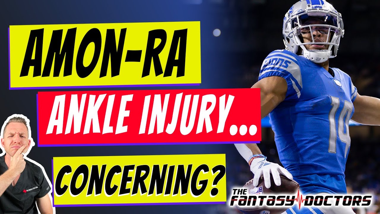 Amon-Ra St. Brown – Ankle injury….Concerning?