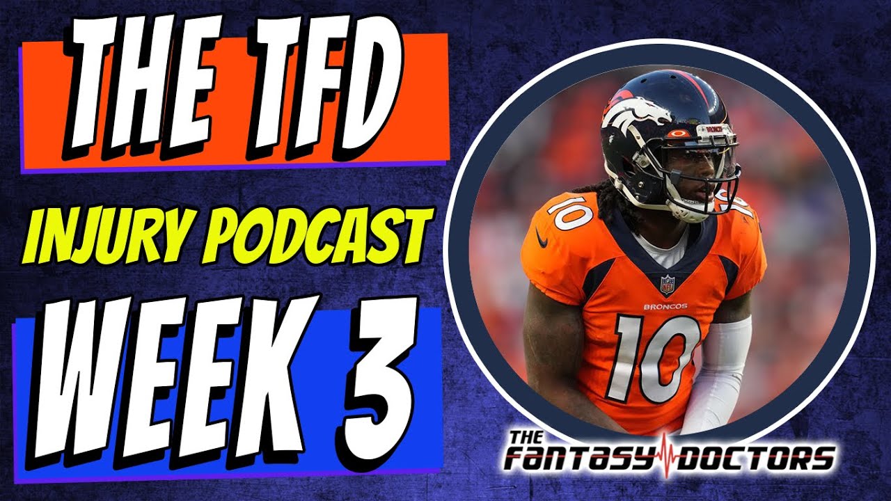 The TFD Injury Podcast Week 3 – DON’T MISS THIS!!