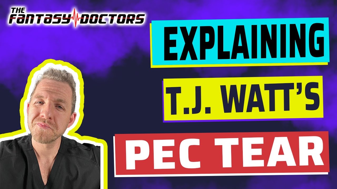 Sports Medicine Doctor breaks down T.J. Watt’s pec tear and treatment options
