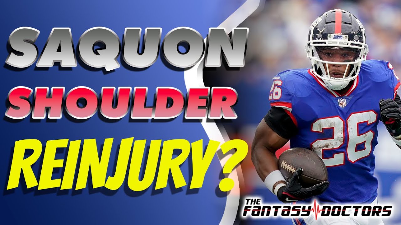 Saquon Barkley – Shoulder re-injury?