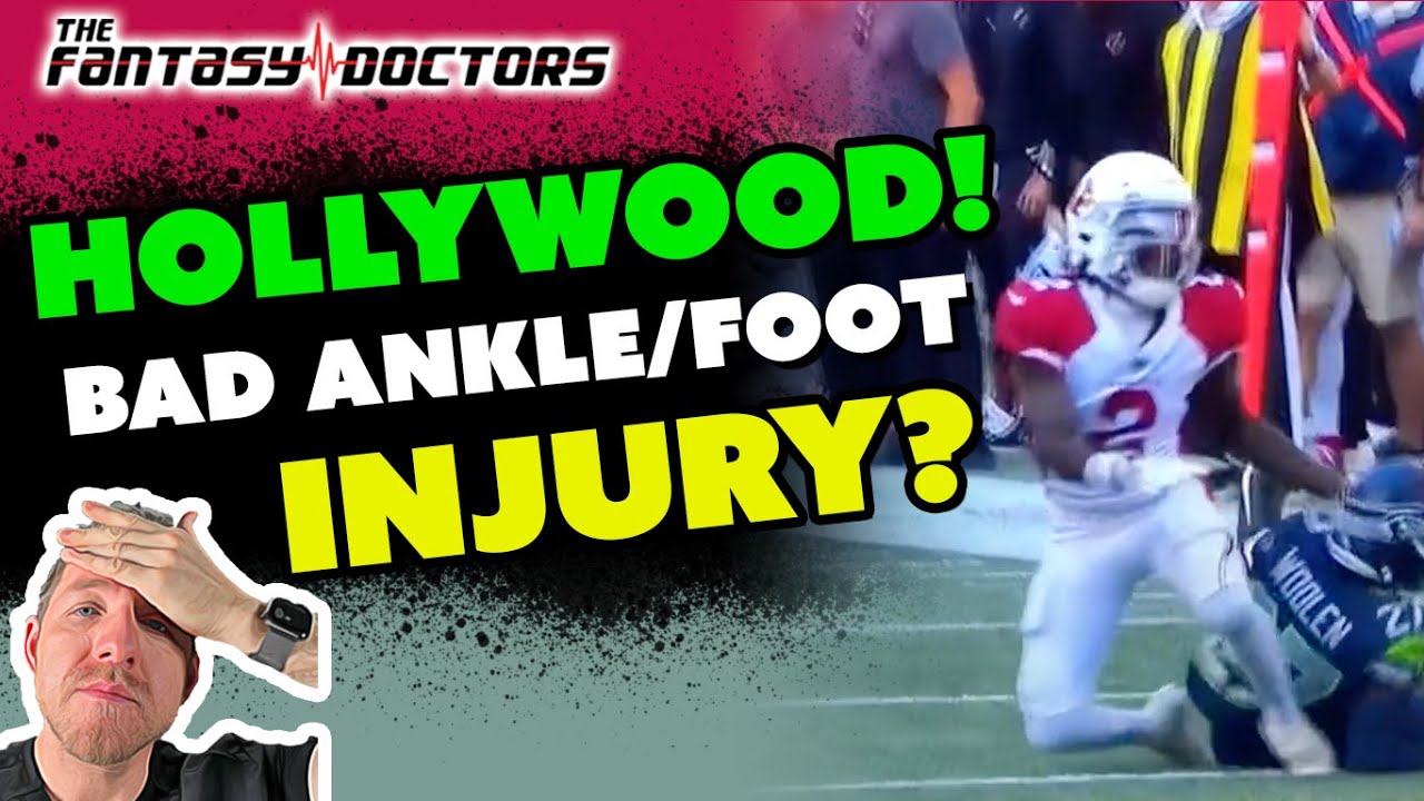 Hollywood Brown – Bad ankle or foot injury?