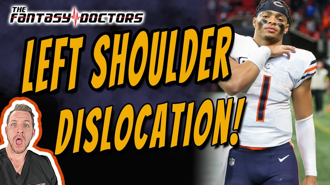 Justin Fields – Left shoulder dislocation!