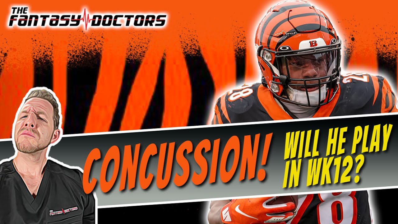 Joe Mixon – Concussion! Will he be able to play in Week 12?