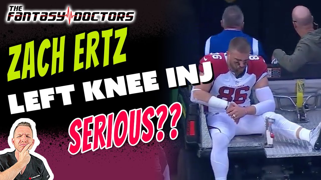 Zach Ertz – Left knee injury. Serious?