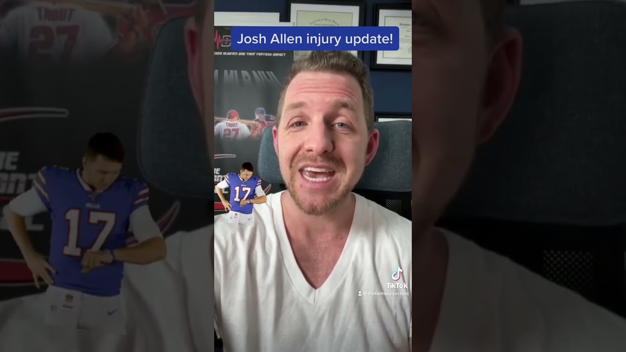 Josh Allen elbow injury … is he gonna miss time? 🧐😮‍💨 #joshallen #billsmafia #bills #buffalobills