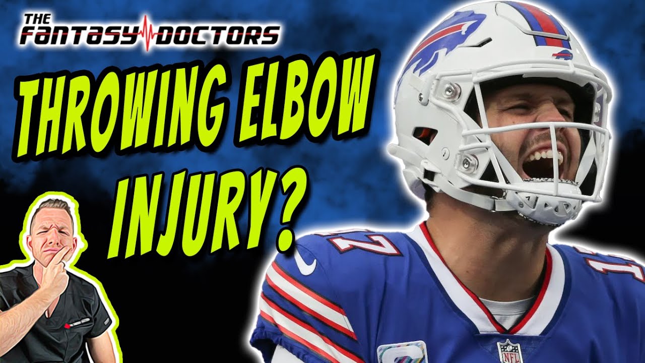 Josh Allen – Throwing elbow injury?!
