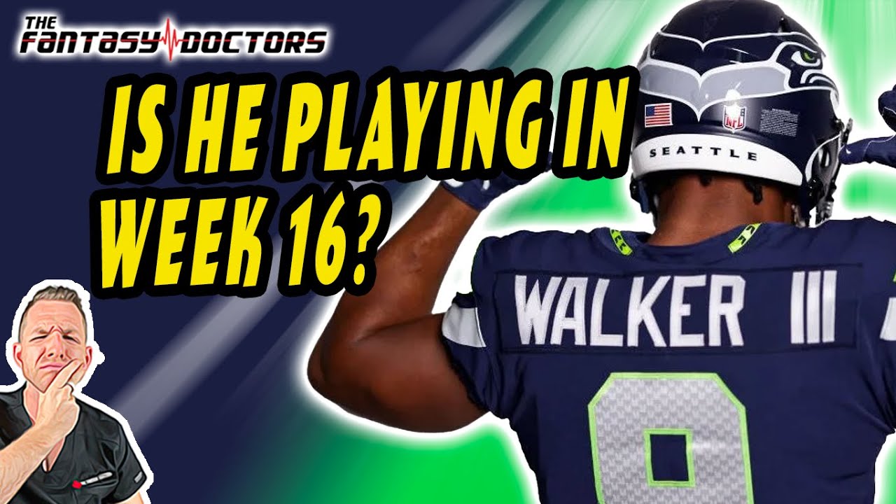 Kenneth Walker III – Oh no, 2 DNPs (ankle) this week, is he playing in W16?