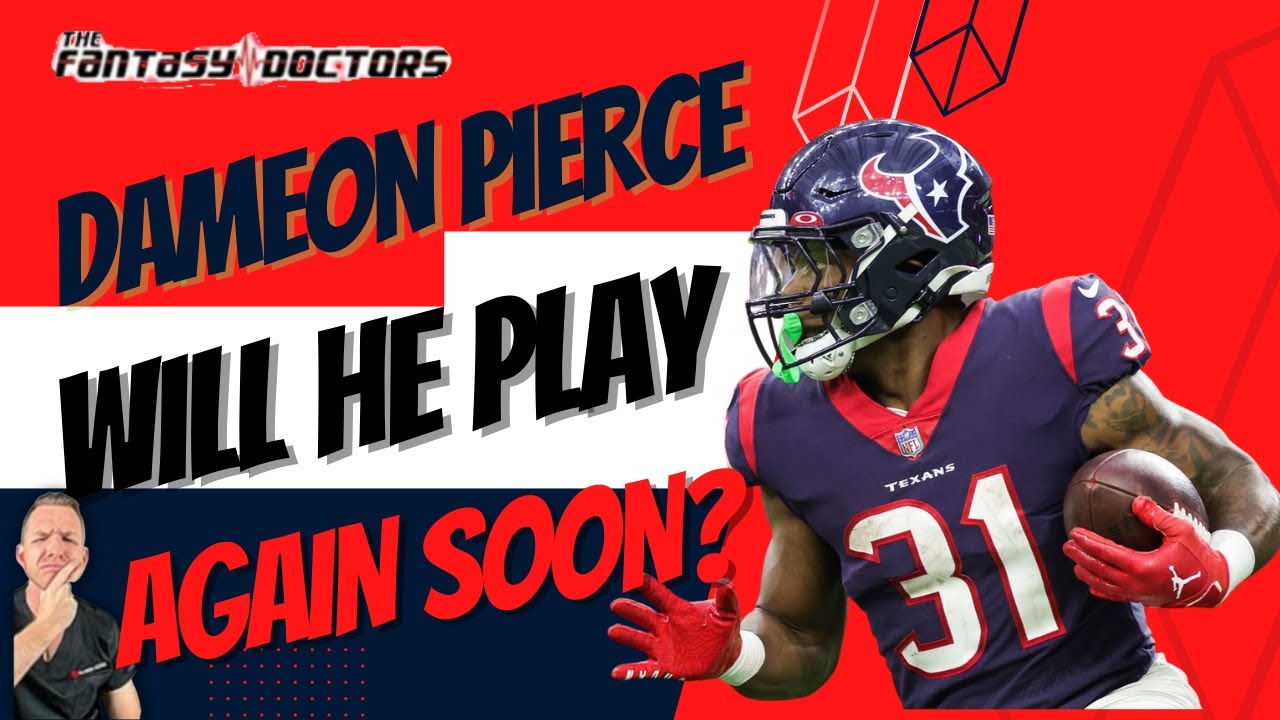 Dameon Pierce – Will he play again soon?