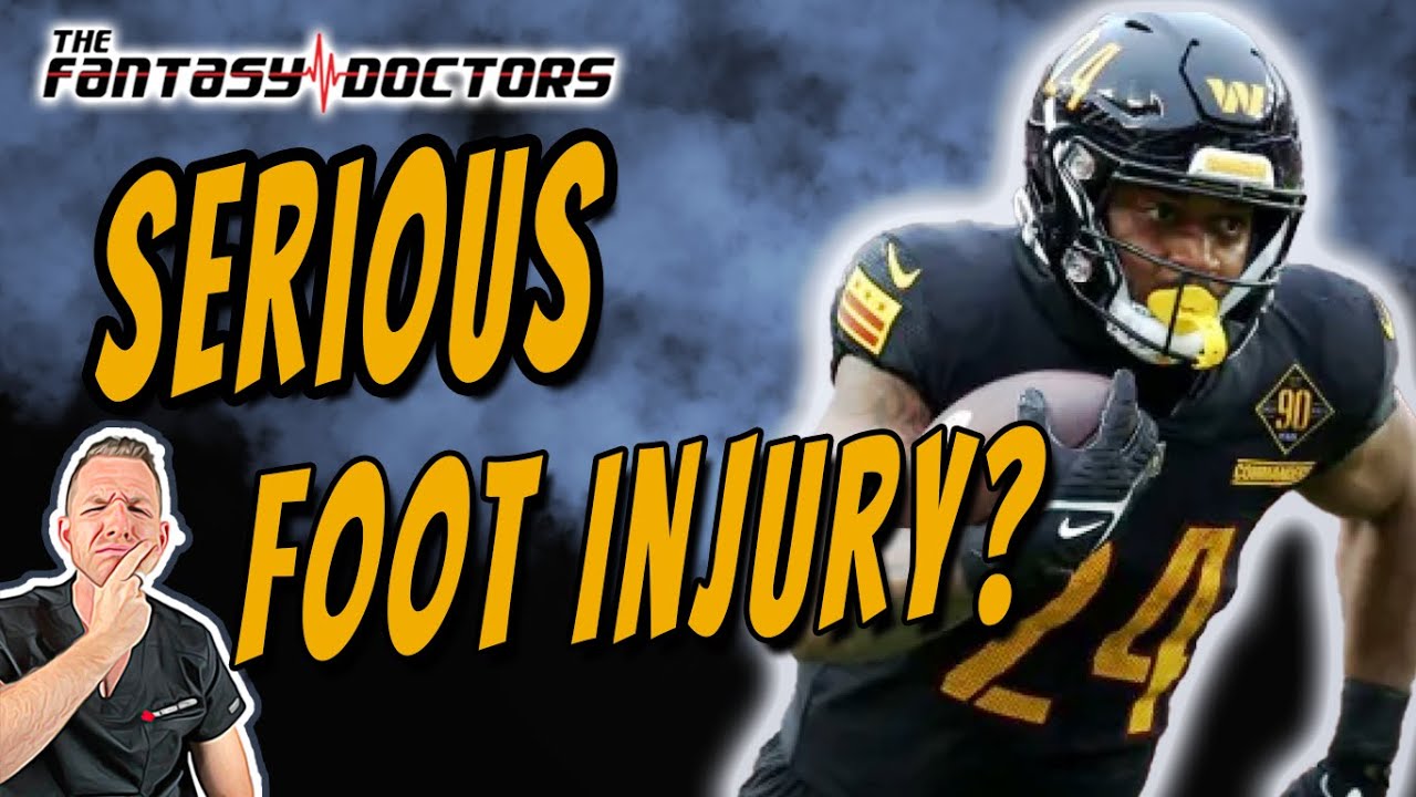 Antonio Gibson – Serious foot injury?