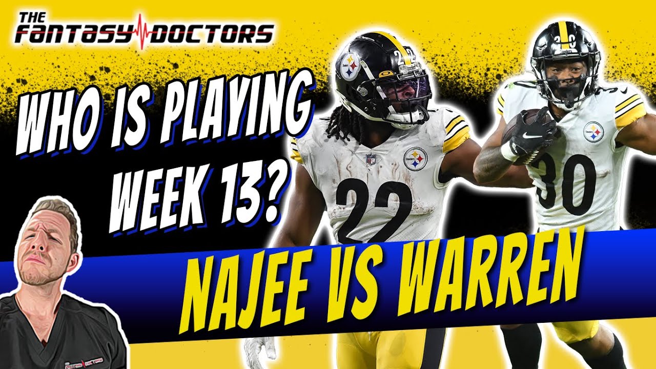 Najee Harris vs Jaylen Warren – Who is playing Week 13?